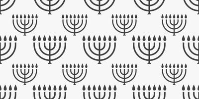 Fondo de patrón de vela de Hanukkah. ilustración vectorial. vector