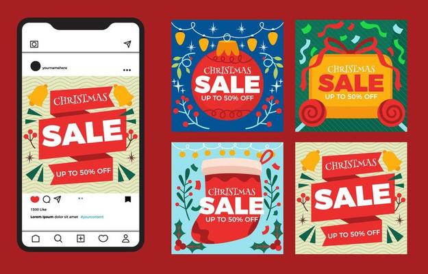Social Media Story Post for Christmas Sale