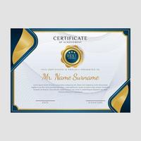 Certificate Company Template vector