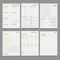 Journal Template and Element Business Semi Formal and Classy Themes REV vector