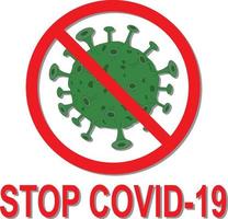 Stop COVID19. Virus vector