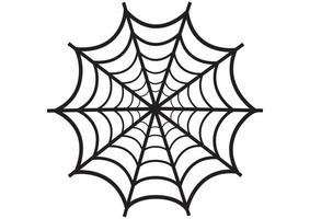 Spiderweb. Black Spiderweb vector