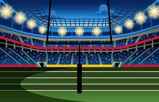 American Football Field Background Concept vector