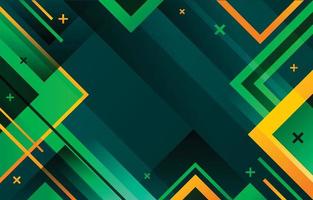 Green Abstract Geometric Background