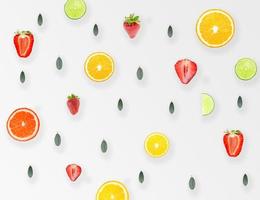 Natural Colorful Pattern Background Made of Citrus Fruits Orange photo