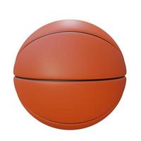 Realistic basketball isolated on white background Free Photo