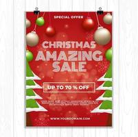 Christmas Sale Poster Template