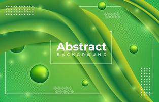 fondo dinámico abstracto verde vector