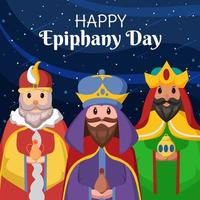 Happy Epiphany Day Concept vector