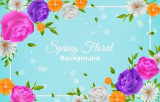 Background of Spring Flower Background vector