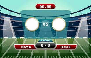 Superbowl Football Sport Stadium Background vector