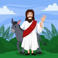 Palm Sunday Concept vector