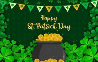 St Patrick's Day Shamrock Background