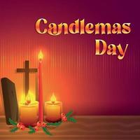 Candlemas Day Event Illustration vector