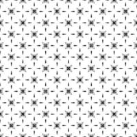 textura de patrón de superficie en blanco y negro. bw diseño gráfico ornamental. adornos de mosaico. plantilla de patrón. vector