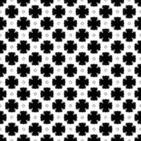 textura de patrón de superficie en blanco y negro. bw diseño gráfico ornamental. adornos de mosaico. plantilla de patrón. vector