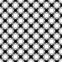 textura de patrón blanco y negro. bw diseño gráfico ornamental. adornos de mosaico. plantilla de patrón. vector