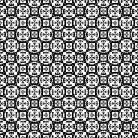 Black and white surface pattern texture. Bw ornamental graphic design. Mosaic ornaments. Pattern template. Vector illustration.