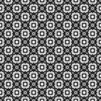 textura de patrón de superficie en blanco y negro. bw diseño gráfico ornamental. adornos de mosaico. plantilla de patrón. ilustración vectorial. vector