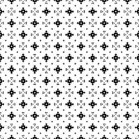 textura de patrón de superficie en blanco y negro. bw diseño gráfico ornamental. adornos de mosaico. plantilla de patrón. ilustración vectorial. vector