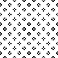 textura de patrón de superficie en blanco y negro. bw diseño gráfico ornamental. adornos de mosaico. plantilla de patrón. vector