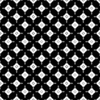 textura de patrón de superficie en blanco y negro. bw diseño gráfico ornamental. adornos de mosaico. plantilla de patrón. vector