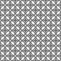 Black and white surface pattern texture. Bw ornamental graphic design. Mosaic ornaments. Pattern template. Vector illustration.