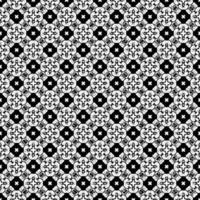 textura de patrón blanco y negro. bw diseño gráfico ornamental. adornos de mosaico. plantilla de patrón. ilustración vectorial. vector