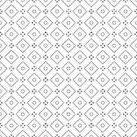 textura de patrón blanco y negro. bw diseño gráfico ornamental. adornos de mosaico. plantilla de patrón. vector