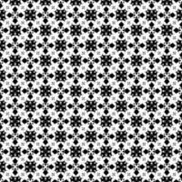 textura de patrón de superficie en blanco y negro. bw diseño gráfico ornamental. adornos de mosaico. plantilla de patrón. ilustración vectorial. vector