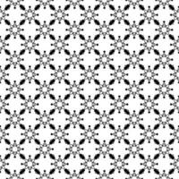 Black and white pattern texture. Bw ornamental graphic design. Mosaic ornaments. Pattern template. Vector illustration.