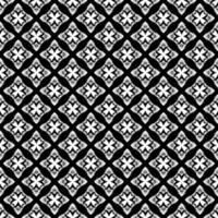 Black and white surface pattern texture. Bw ornamental graphic design. Mosaic ornaments. Pattern template. Vector illustration.