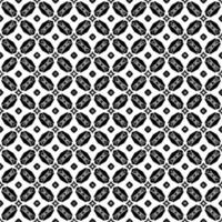 textura de patrón blanco y negro. bw diseño gráfico ornamental. adornos de mosaico. plantilla de patrón. vector