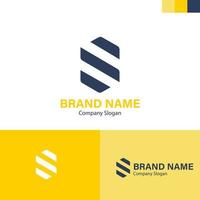 Modern Logo Branding Brand Tech Yellow