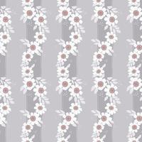 Flower pattern design for decorating, wallpaper, wrapping paper, fabric, backdrop and etc. vector