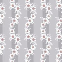 Flower pattern design for decorating, wallpaper, wrapping paper, fabric, backdrop and etc. vector