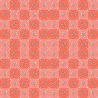 Flower pattern on orange pastel background design for decorating, wallpaper, wrapping paper, fabric, backdrop and etc. vector