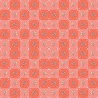 Flower pattern on orange pastel background design for decorating, wallpaper, wrapping paper, fabric, backdrop and etc. vector