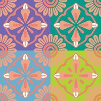 Beautiful geometric pattern design for decorating, wallpaper, wrapping paper, fabric, backdrop and etc. vector