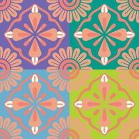 Beautiful geometric pattern design for decorating, wallpaper, wrapping paper, fabric, backdrop and etc. vector