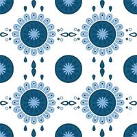 Flower pattern design for decorating, wallpaper, wrapping paper, fabric, backdrop and etc. vector