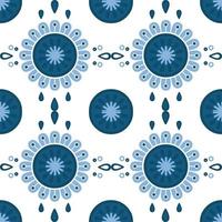 Flower pattern design for decorating, wallpaper, wrapping paper, fabric, backdrop and etc. vector