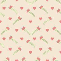 flower pattern design for decorating, wallpaper, wrapping paper, fabric, backdrop and etc. vector