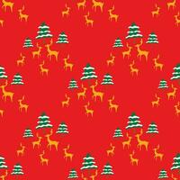 Red, green, Christmas team background pattern for screening on various materials such as bags, handkerchiefs, curtains, sheets, wrapping paper, boxes, cards, cell phone cases, mugs, plates, etc. vector