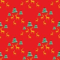 Red, green, Christmas team background pattern for screening on various materials such as bags, handkerchiefs, curtains, sheets, wrapping paper, boxes, cards, cell phone cases, mugs, plates, etc. vector