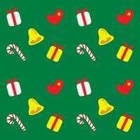 Red, green, Christmas team background pattern for screening on various materials such as bags, handkerchiefs, curtains, sheets, wrapping paper, boxes, cards, cell phone cases, mugs, plates, etc. vector