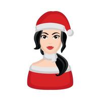 Christmas women illustration vector