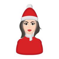 Christmas women illustration vector