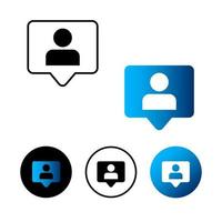 Abstract Followers Icon Illustration vector