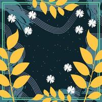 Abstract scarf pattern design for hijab fashion. Hijab scarf with splash brush ink and leaves for Printing Production vector